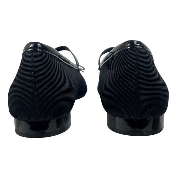 Mango Round Toe Mary Jane Bow Ballerina Flats Black Size 36/ 6 - Picture 9 of 14